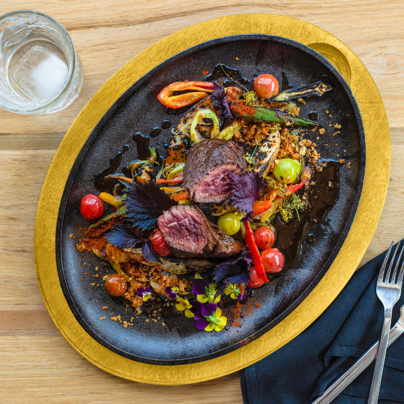 Color Oval Wood Underliners