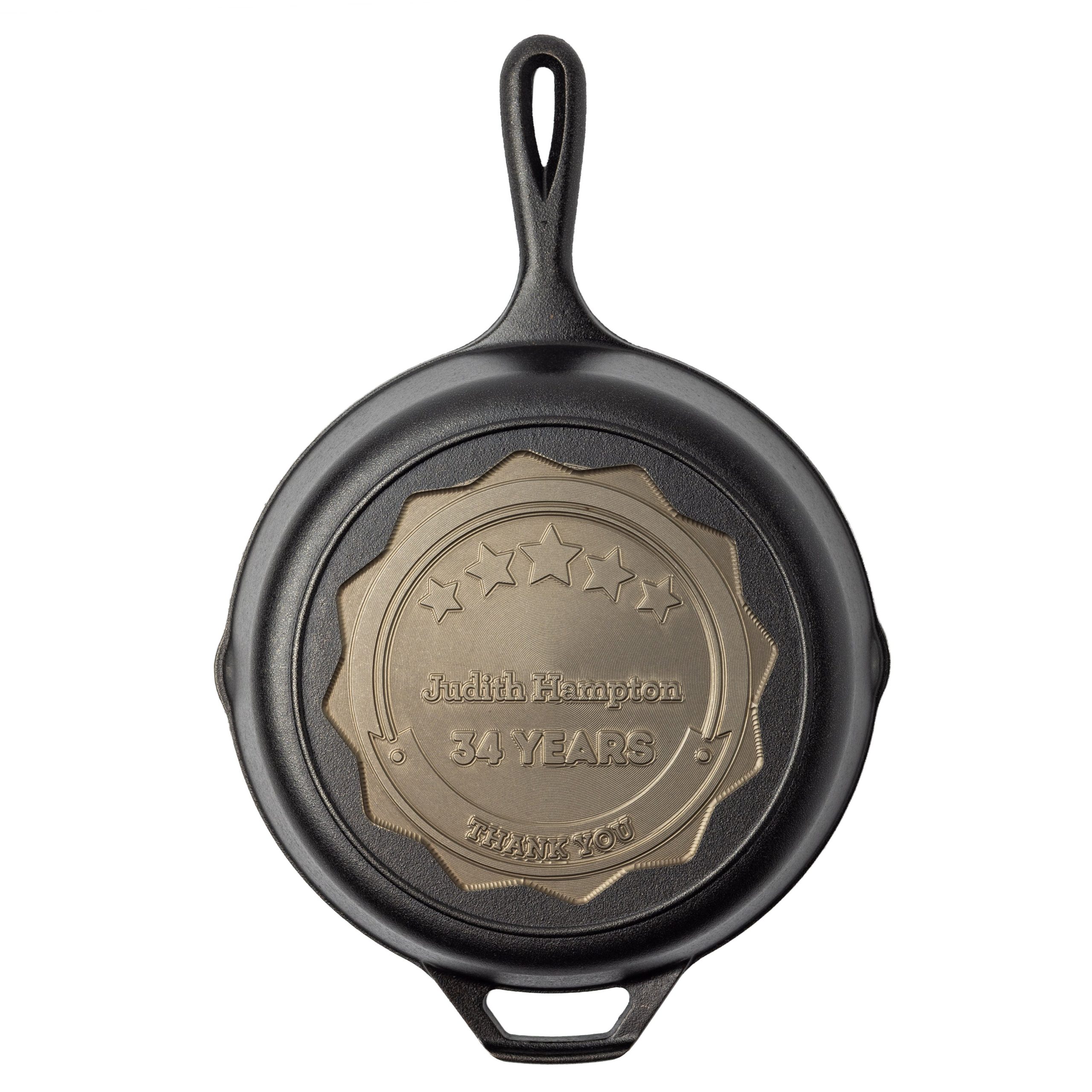 Custom Engraved Award Skillet - Image 2