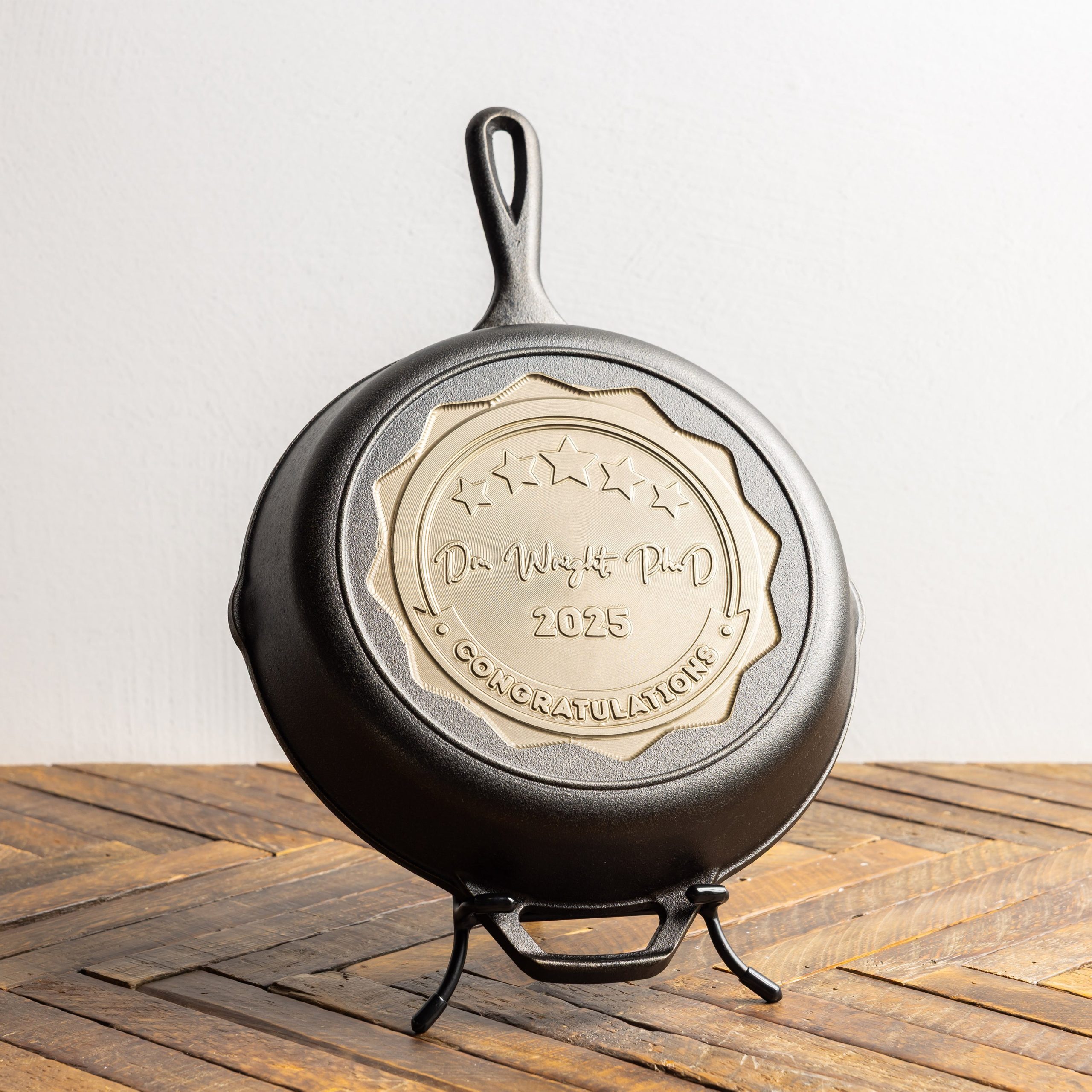 Custom Engraved Award Skillet - Image 3