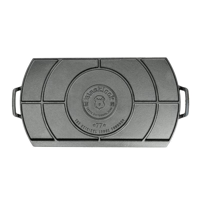 Blacklock Lightweight Cast Iron Double Burner Griddle - Image 3
