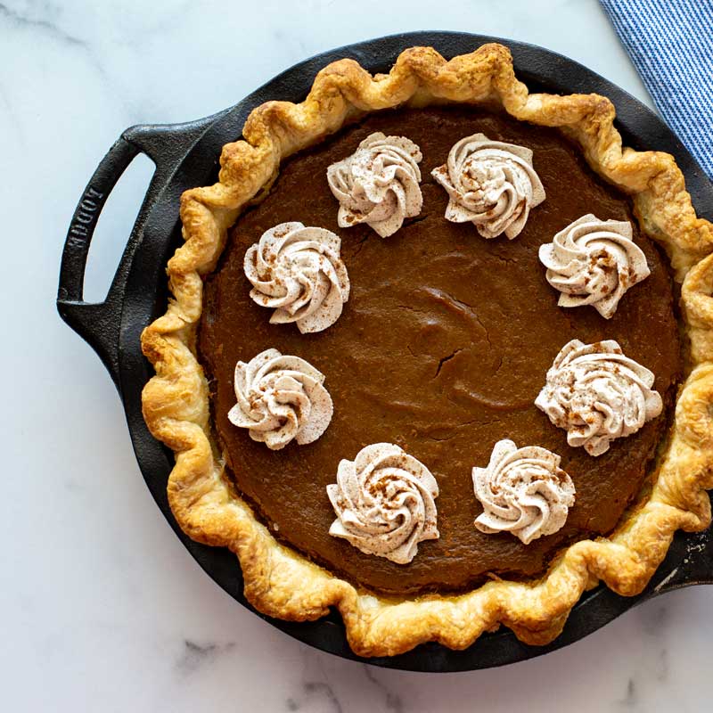 9 Inch Seasoned Cast Iron Pie Pan - Image 5