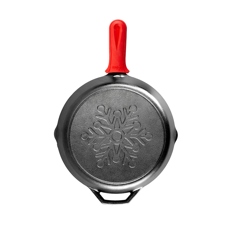 Snowflake Skillet With Red Deluxe Handle Holder - Image 2