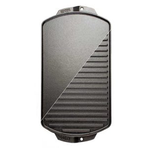 19 x 9.5 Inch Seasoned Cast Iron Reversible Grill/Griddle