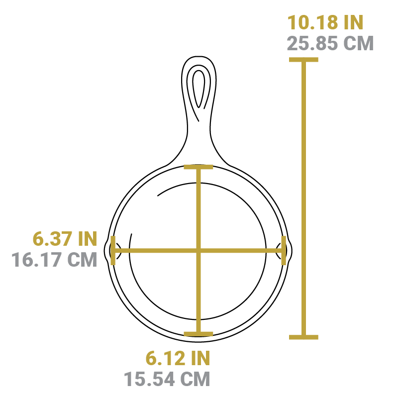 Wildlife Series? 6.5 Inch Cast Iron Wolf Skillet - Image 5