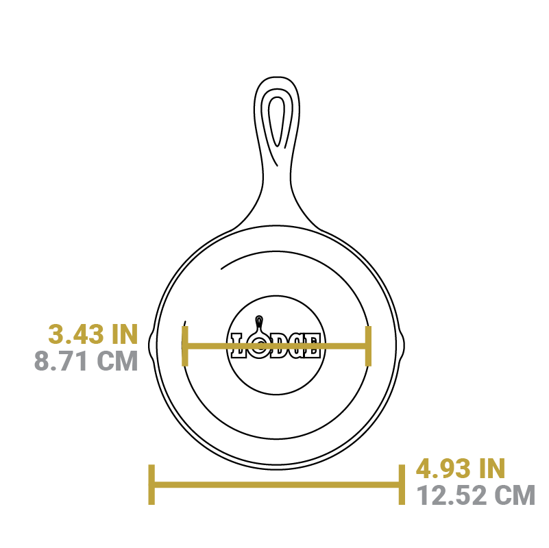 Yellowstone? 5 Inch Seasoned Cast Iron Power Y Mini Skillet - Image 7
