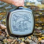 Wildlife Square Grill Pan with Fish