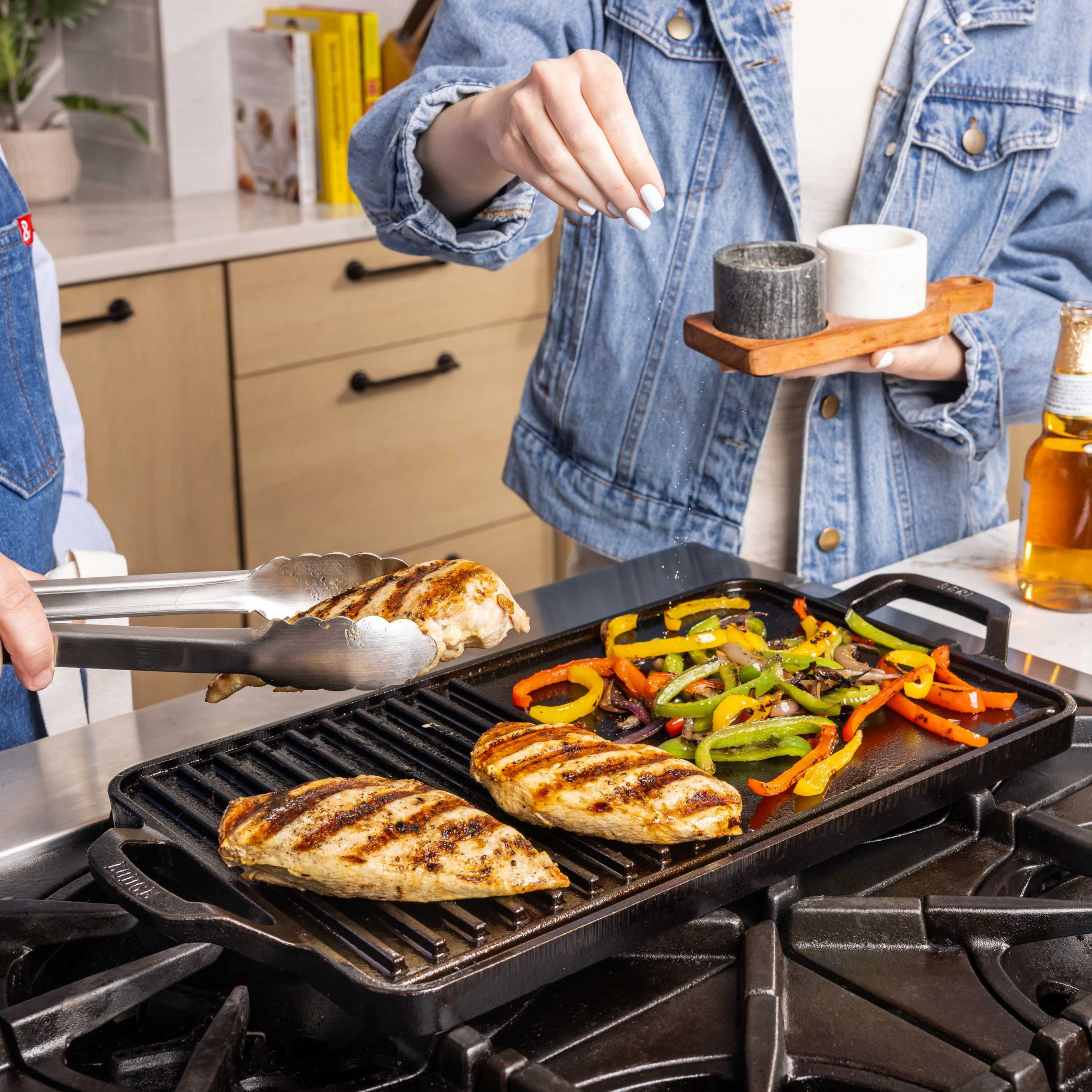 Chef Collection Single-Sided Grill/Griddle - Image 4