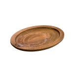 13.25 Inch Jumbo Oval Walnut Wood Underliner