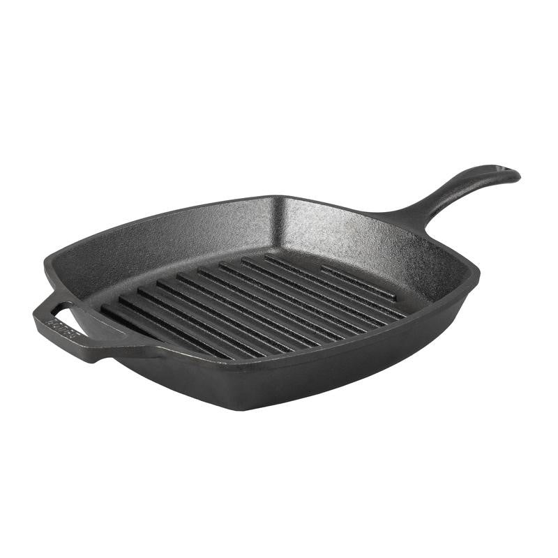 Yellowstone? 10.5 Inch Square Seasoned Cast Iron Cowboy Grill Pan - Image 3